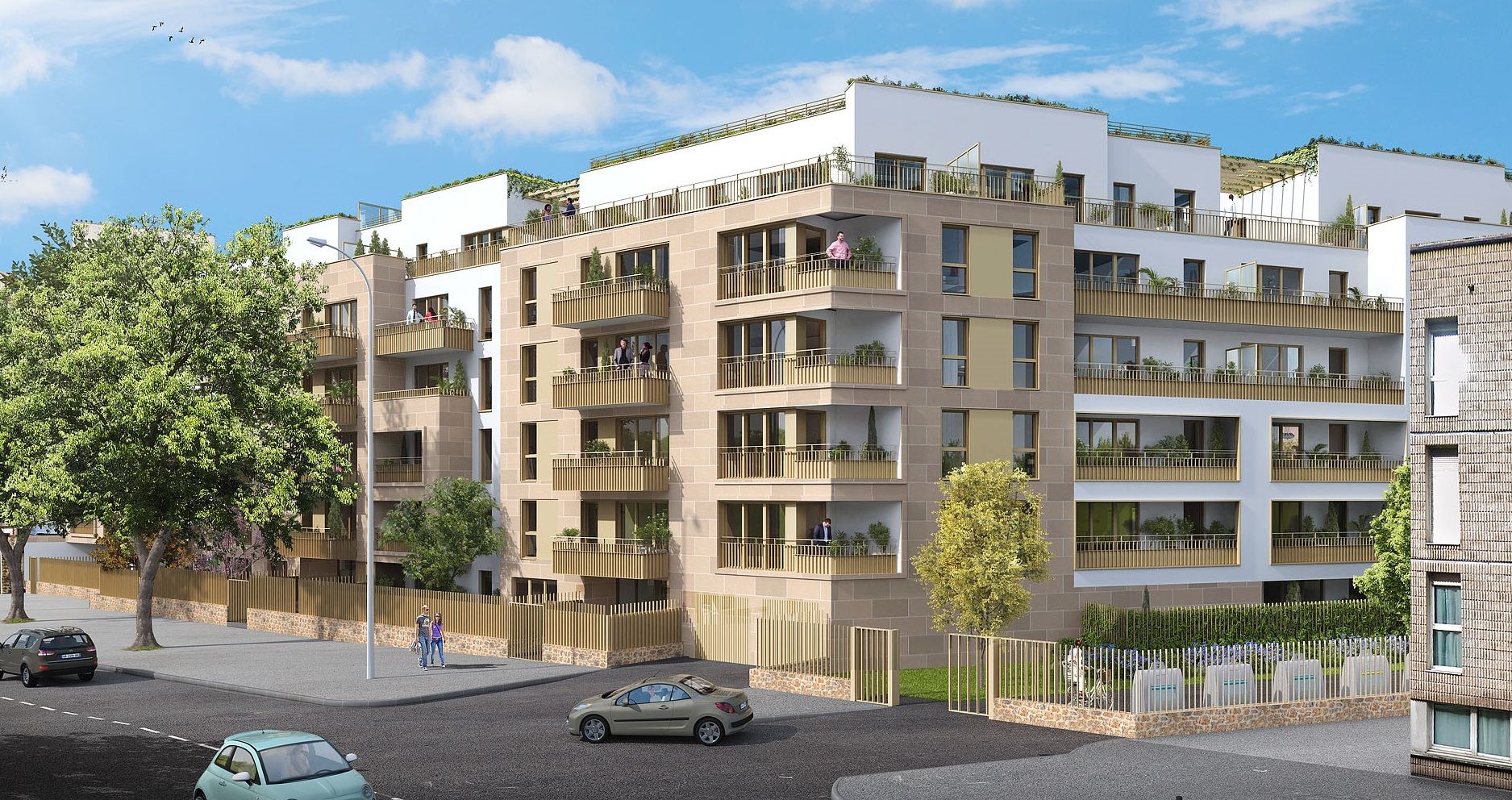 logement neuf extérieur Square 160 - Aubervilliers