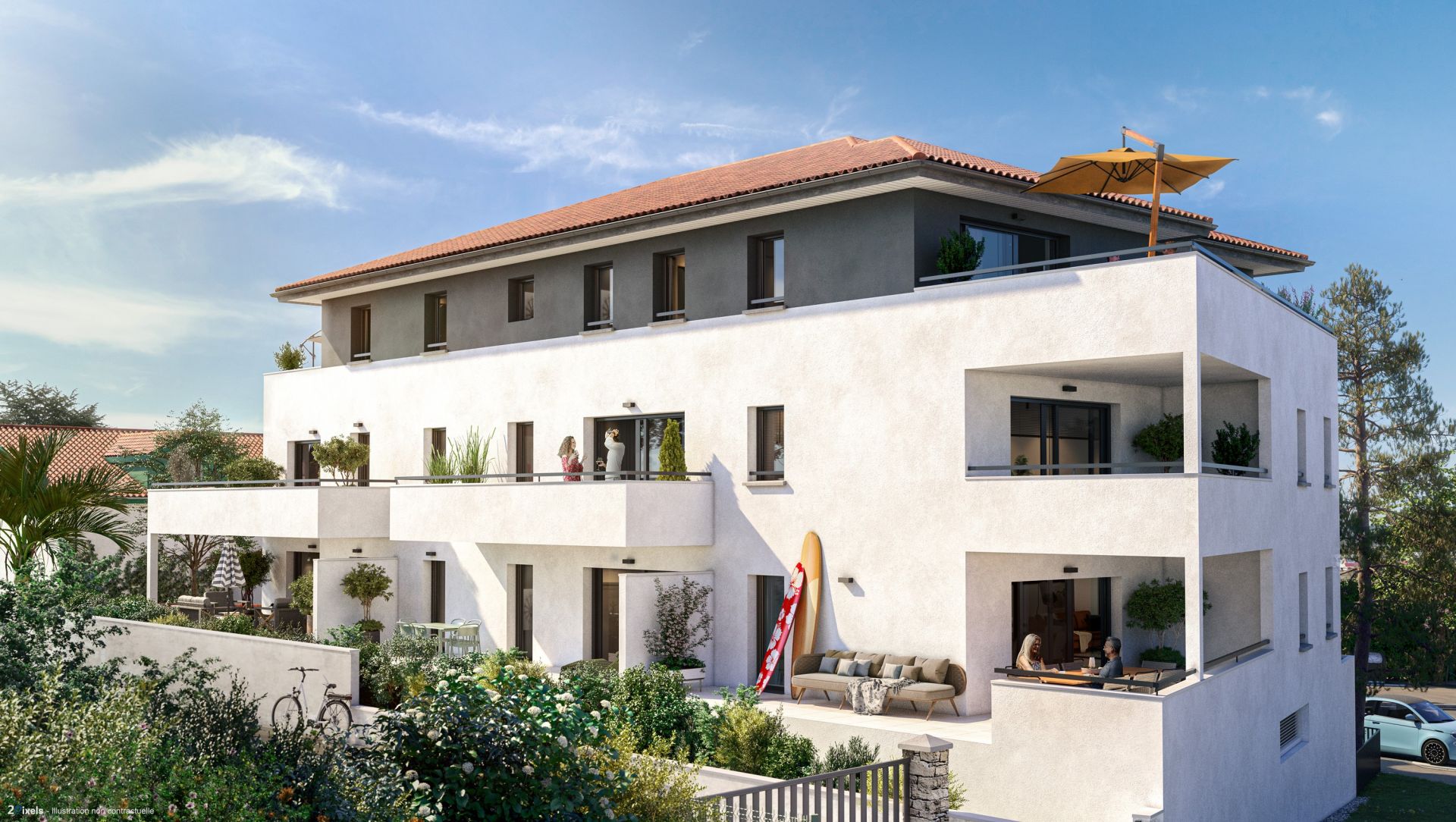 logement neuf extérieur VILLA BAKARRA - Anglet