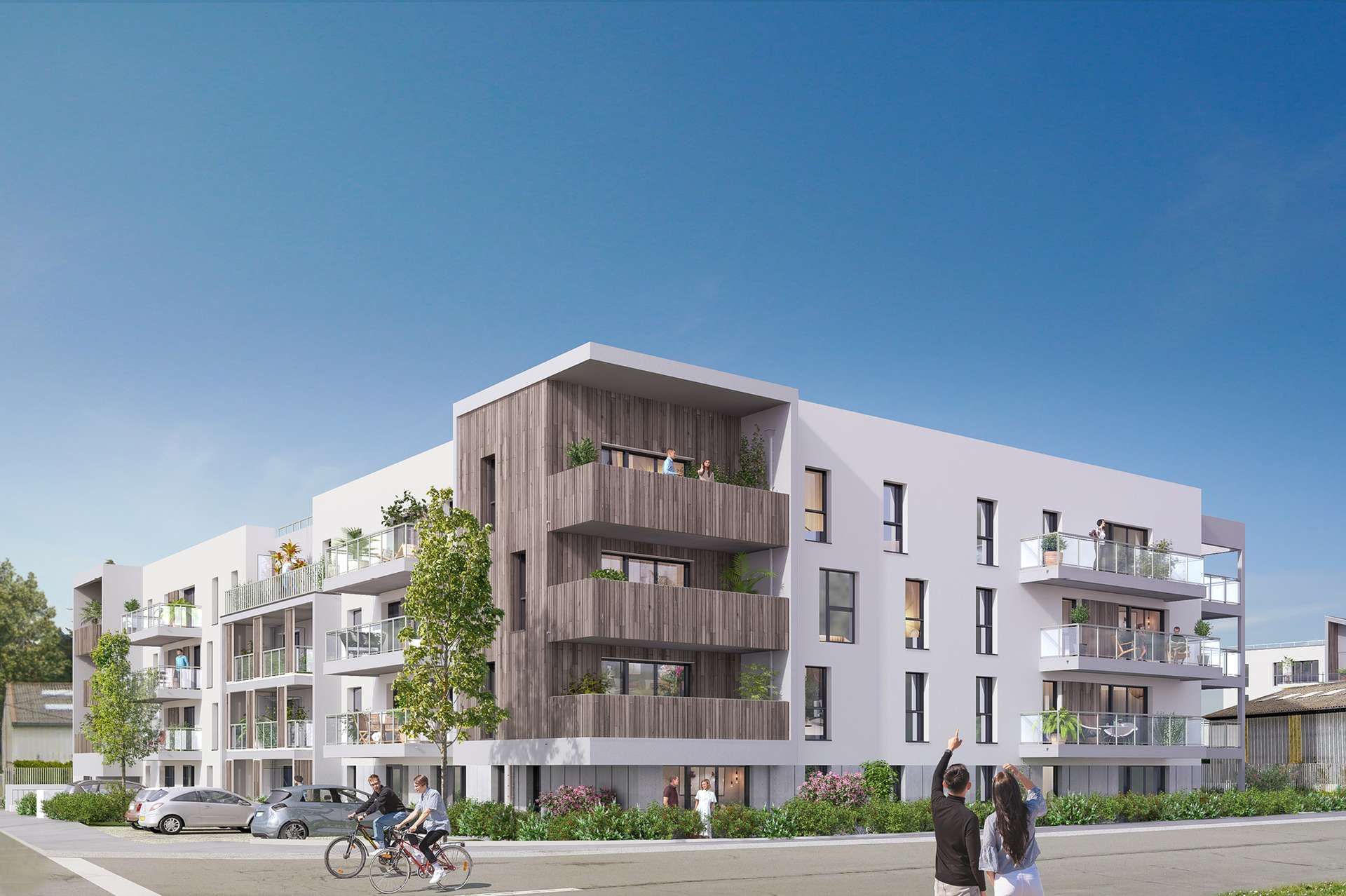 logement neuf extérieur TRINITY - Châteaubourg