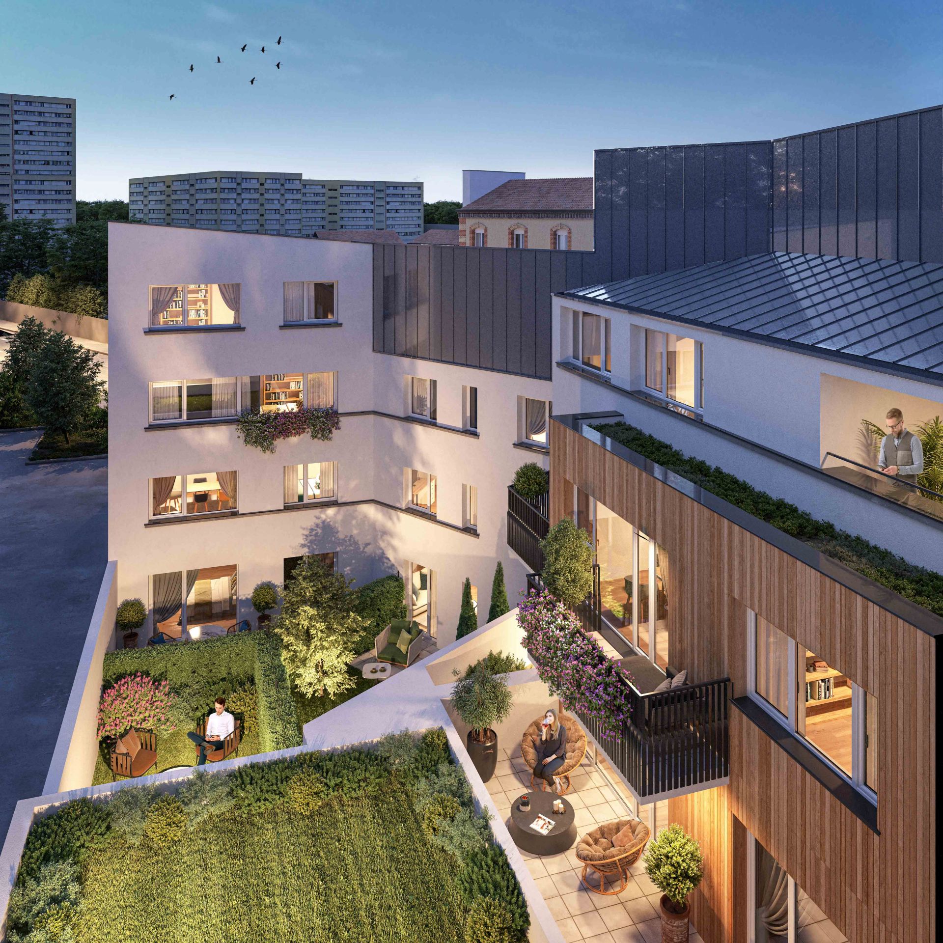 logement neuf extérieur L'Atelier des Lumières - Épinay-sur-Seine