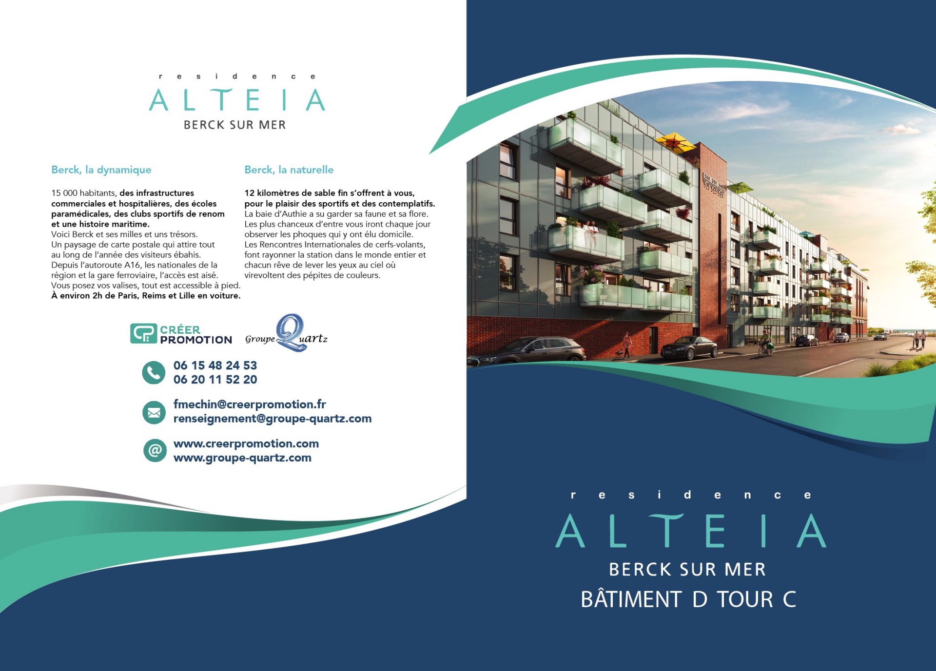 logement neuf extérieur ALTEIA Bâtiment D - Berck 1