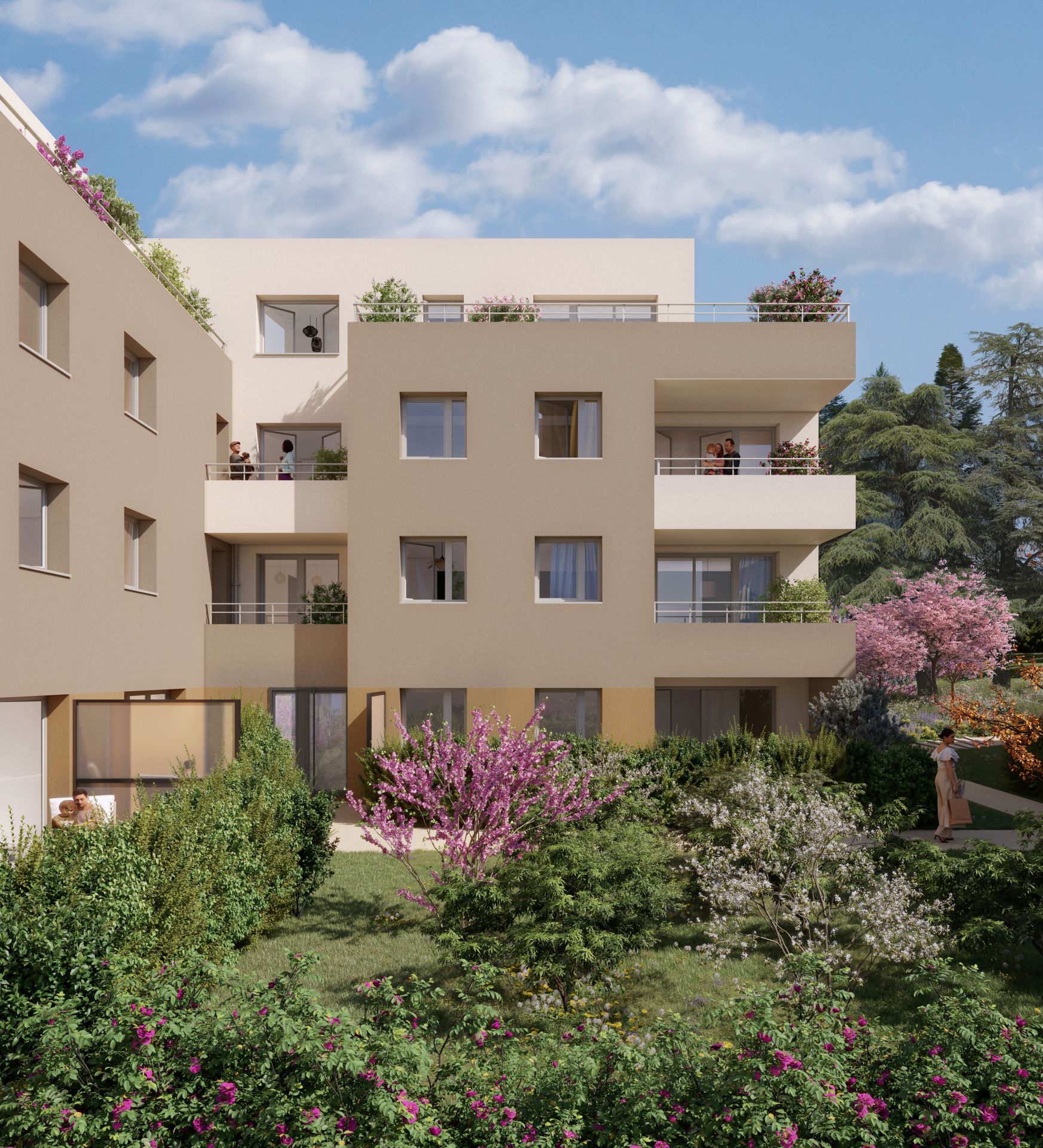 logement neuf extérieur BOISEA - Roussillon