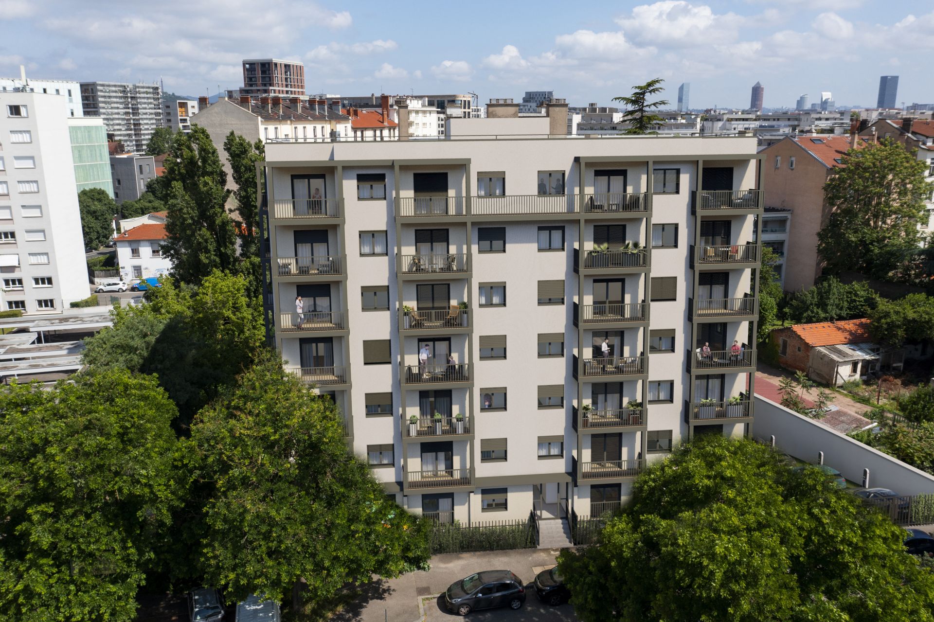 logement neuf extérieur URBANYA - Lyon