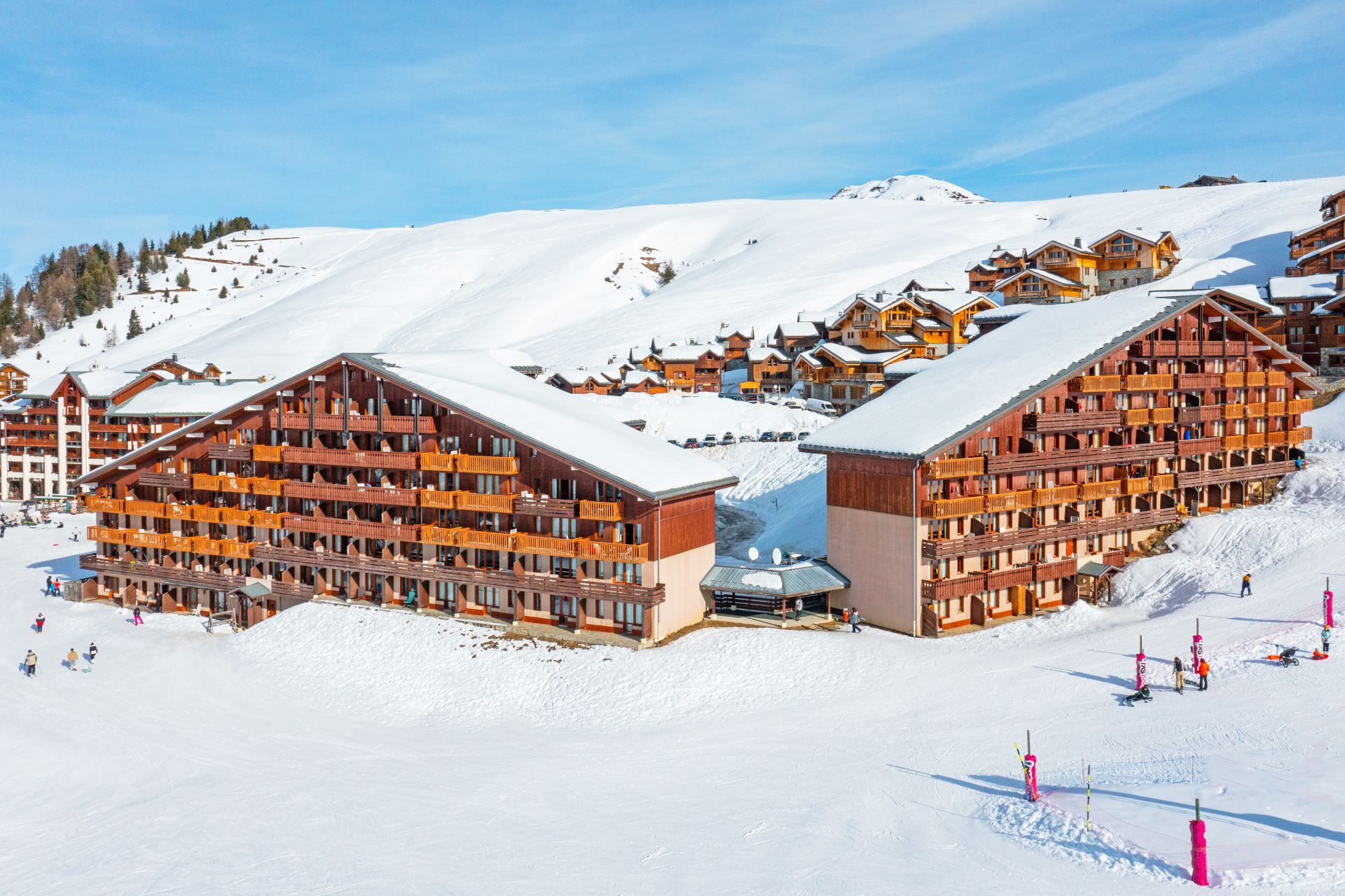 logement neuf extérieur Le Mont Soleil - La Plagne Tarentaise