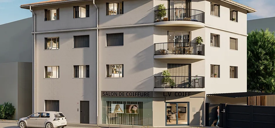 logement neuf extérieur CARRE ANDELYS - Villeurbanne