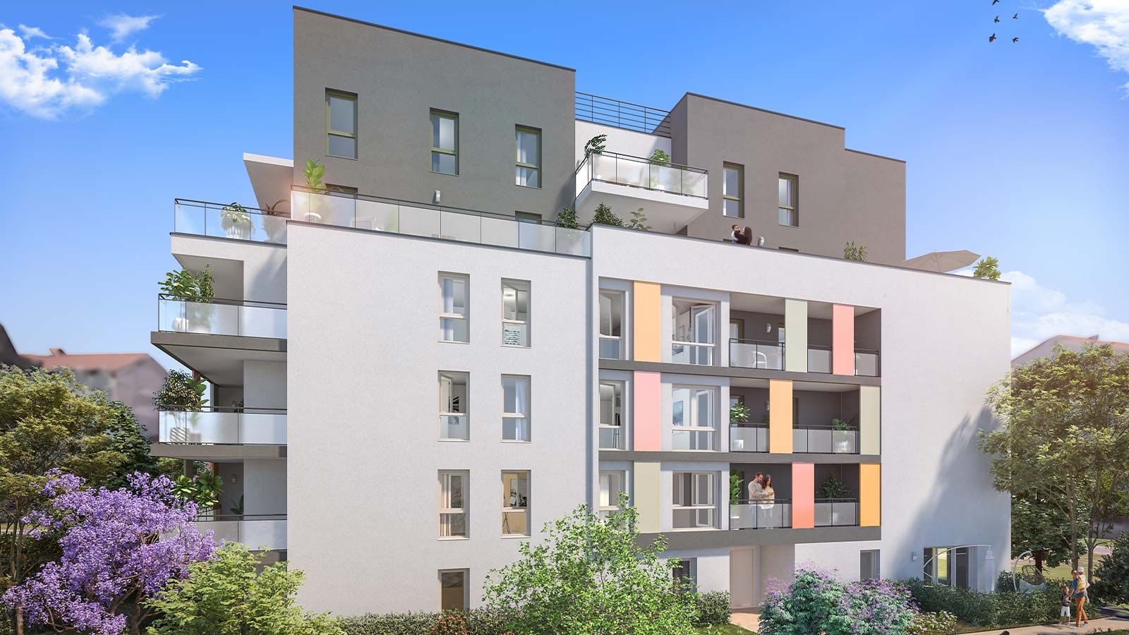 logement neuf extérieur COEUR BALZAC - Villeurbanne