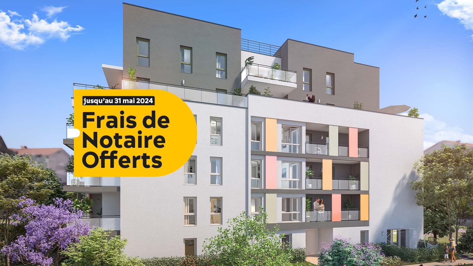 logement neuf extérieur COEUR BALZAC - Villeurbanne