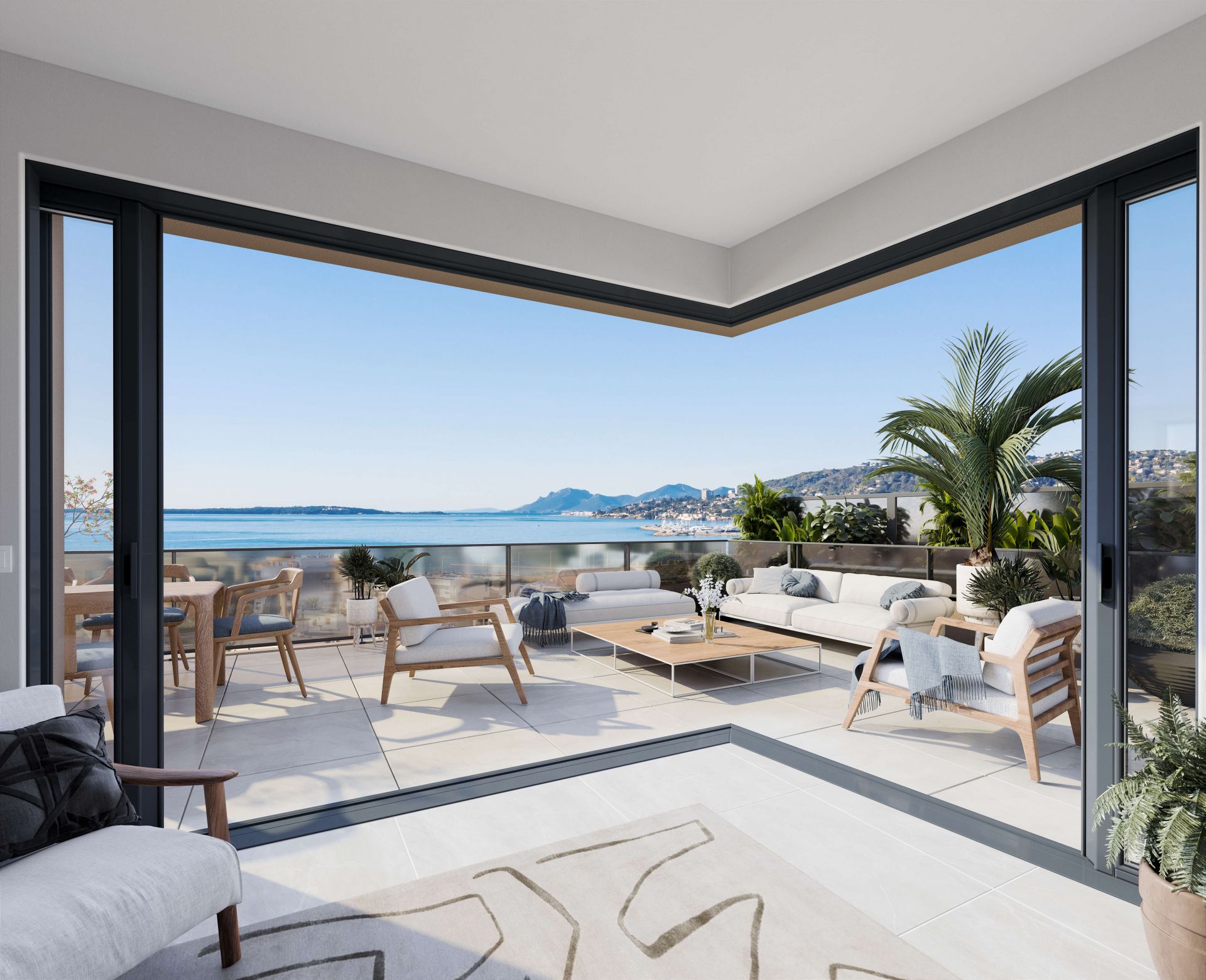 logement neuf extérieur Cap Lérins - Antibes