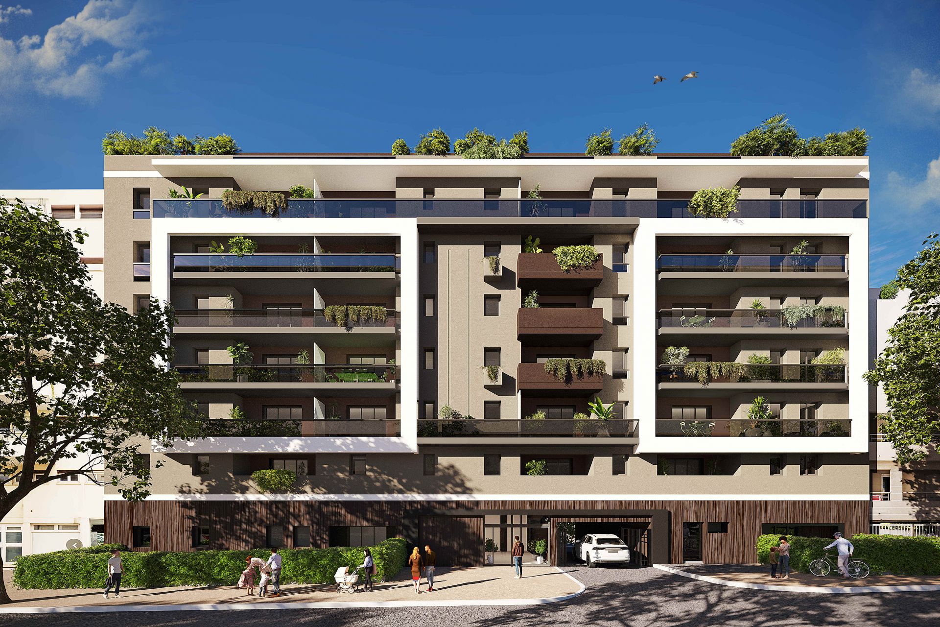 logement neuf extérieur Cap Lérins - Antibes