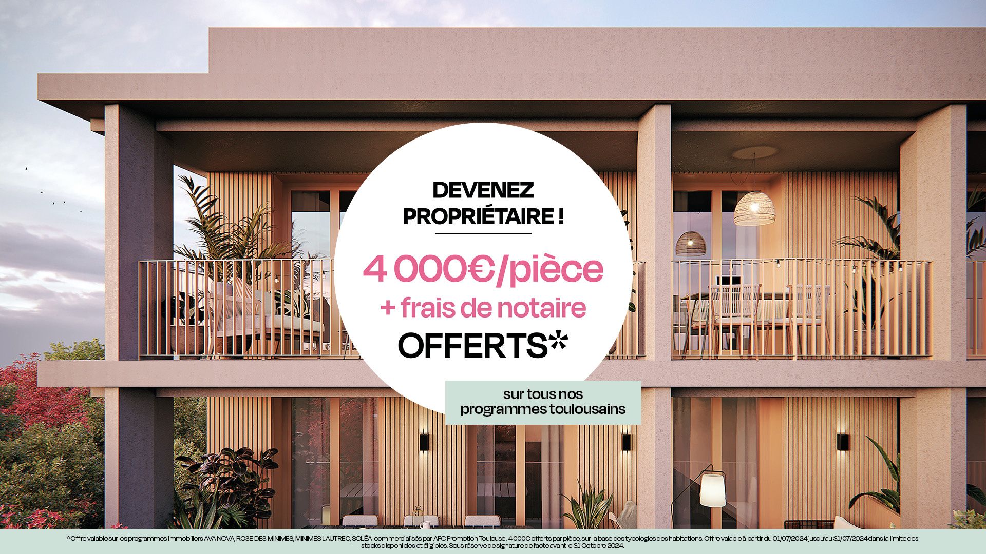 logement neuf extérieur Violette des Faubourgs - Toulouse