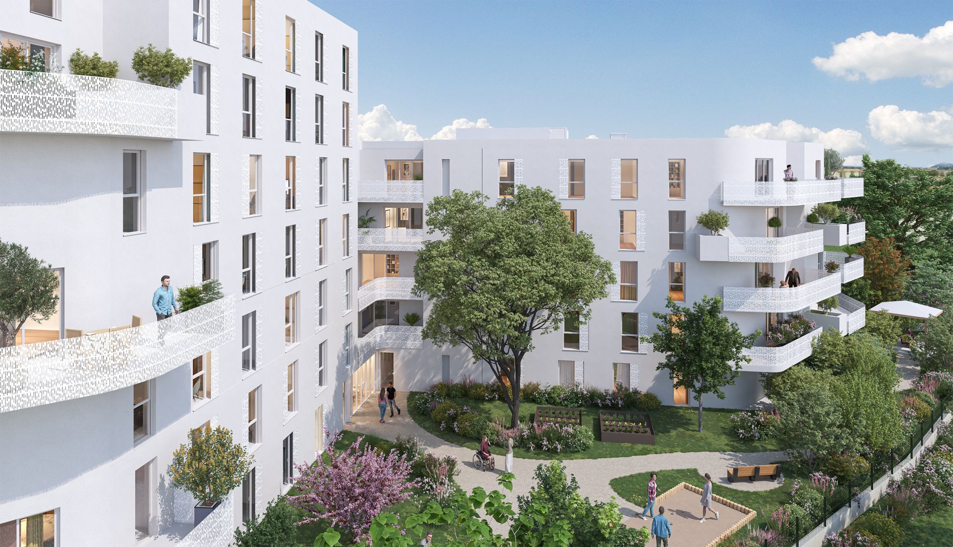 logement neuf extérieur TRINITY - Montpellier